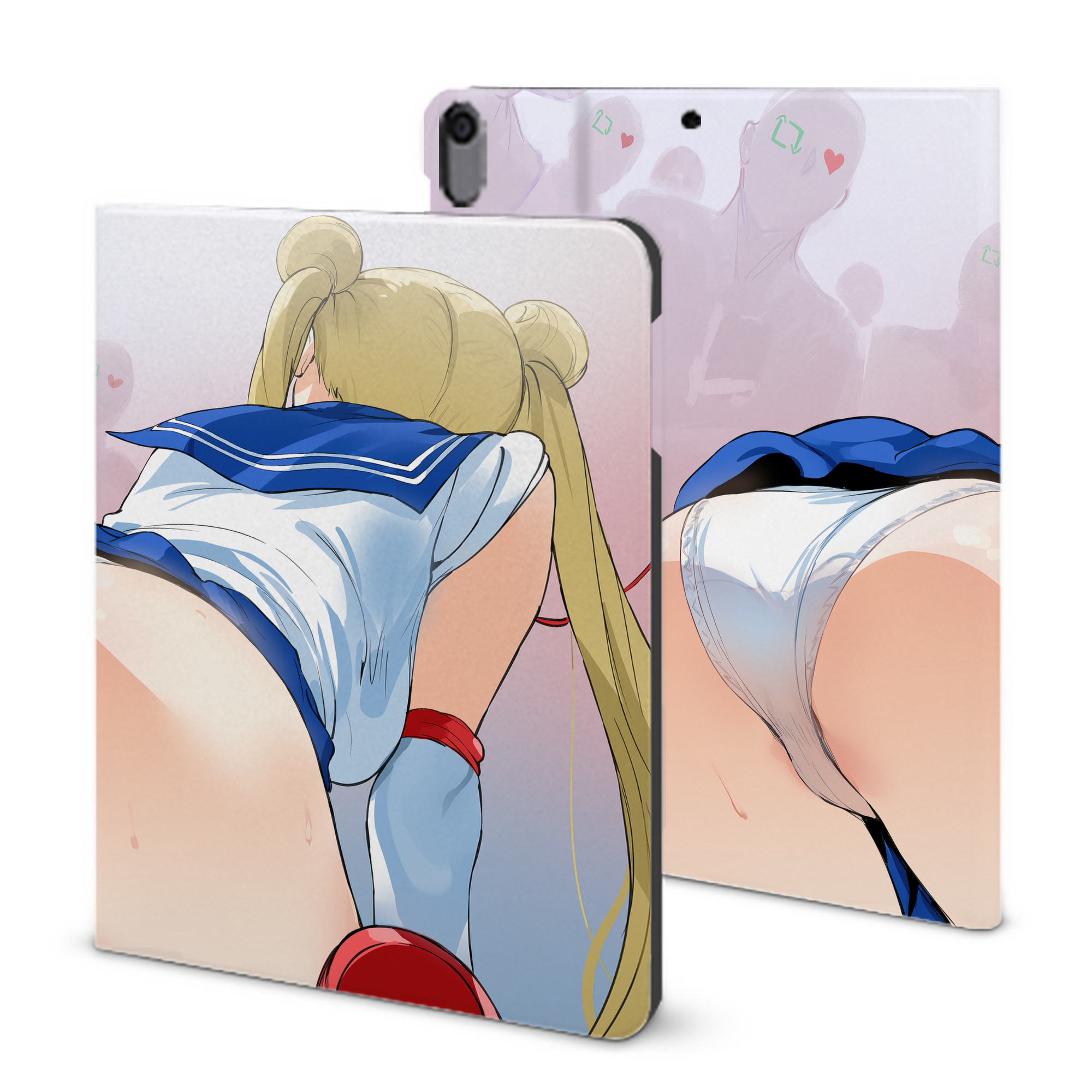 （画像用） 美少女戦士セーラームーン Sailor Moon IPad ケース ブック型 PUレザー TPU 耐衝撃 軽量 薄型 ペン収納なし 全面保護 IPad 各モデル対応